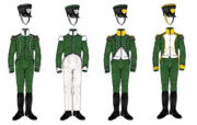 earliest known uniforms of the Continental Marines, circa 1828