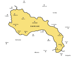 Map of Sanjak