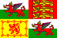 One of the three state flags of the Federated Kingdoms