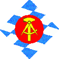 Hoheitszeichen der Luftstreitkräfte und Luftverteidigung der RA der BSR (LSK-LV/RA) (Insignia of the Air Forces and Air Defence Force of the Red Army of the BSR)