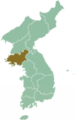 Map of Corea showing Huañhai
