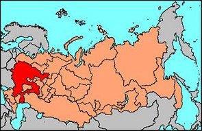 Location of Muscovy in the Russian Federation