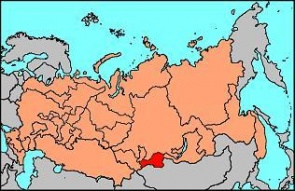 Location of Tannu-Tuva in the Russian Federation