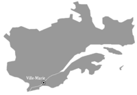 Location of VILLE-MARIE