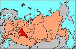 Location of the Ural Republic in the Russian Federation