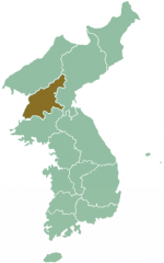 Map of Corea showing South Phieñan
