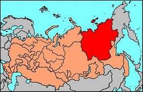 Location of Yakutia in the Russian Federation