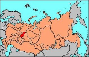 Location of the Perm Republic in the Russian Federation